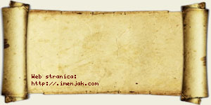 Julijana Janjić vizit kartica